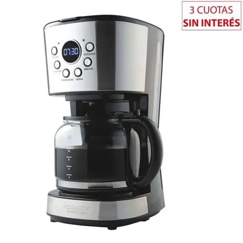 Cafetera de Filtro 1.8Lts Peabody PE-CT4207 Inox