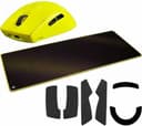 Mouse Corsair M75 Launch Edition SlipStream Wireless 2.4Ghz Bluetooth Yellow RGB 26K 89g 105Hs + Mouse pad Corsar XL Launch Edition 900x400mm thumbnail