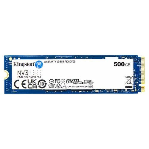 Hd Ssd 500gb Kingston Snvs Nv3 M.2 Nvme Gen4 5000mb/s 2280