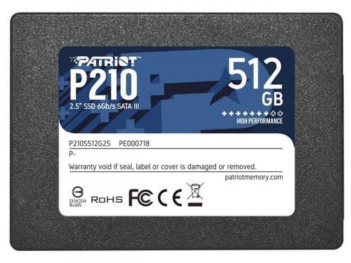 Disco Ssd Patriot P210 Solid 512gb Sata3 Pe000718