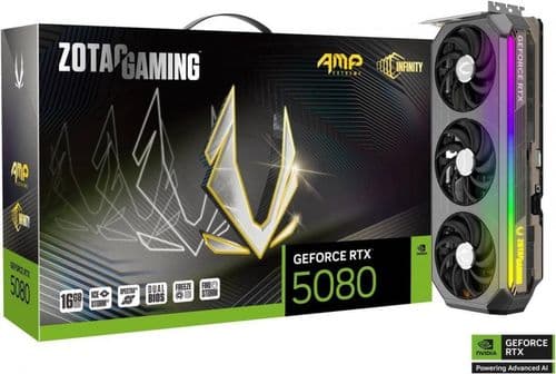 Placa De Video Zotac Rtx 5080 16gb Amp Extreme Infinity Gddr7