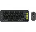 Combo Logitech teclado y mouse POP Icon Wireless Graphite thumbnail