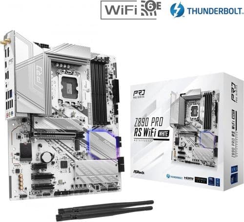 Motherboard Asrock (lga1851) Z890 Pro Rs Wifi White