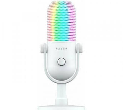 Microfono Razer Seiren V3 Chroma RGB White
