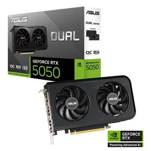 Placa De Video Geforce Rtx 5050 8gb Asus Dual Oc Edition