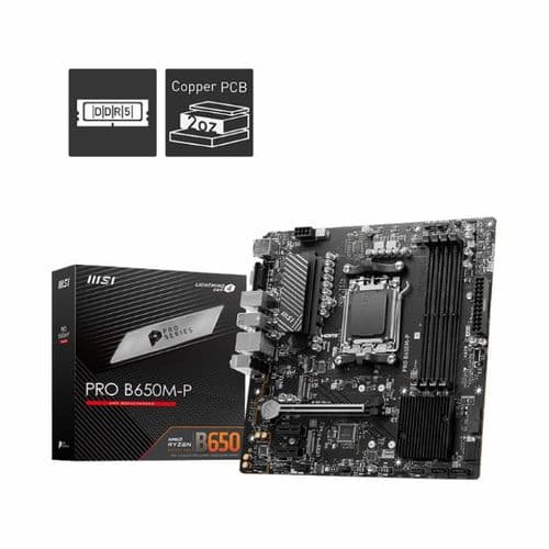 Mother Msi Pro B650m-p Ddr5 Am5