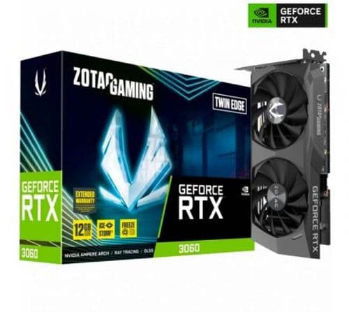 Placa de Video Zotac GeForce RTX 3060 12GB GDDR6 Twin Edge