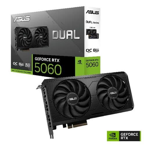 Placa De Video Geforce Rtx 5060 8gb Asus Dual Evo Oc Edition
