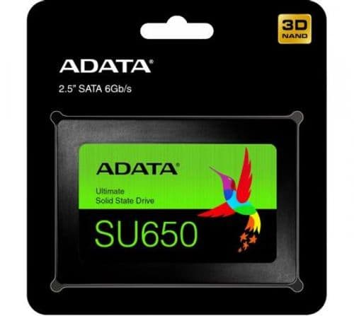 Disco Sólido SSD Adata 256GB SU650SS SATA 520MB/s