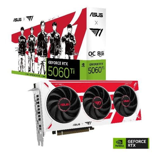 Placa De Video Geforce Rtx 5060 Ti 8gb Asus T1 Oc Edition