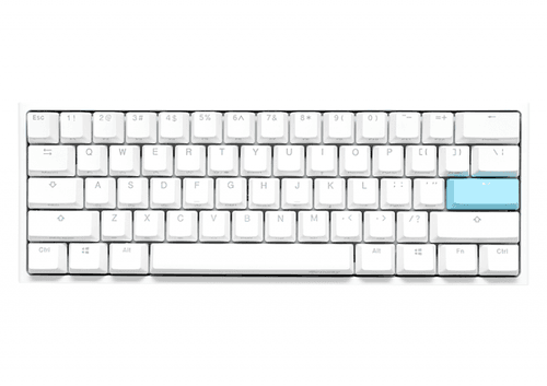 Teclado Gamer Ducky One 2 Mini Rgb White Kaih Box Brown Swicht Double Shot Pbt Mecanico