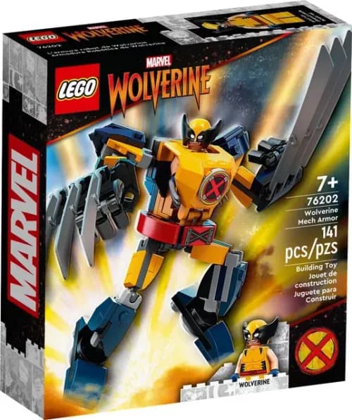 Bloques Lego Marvel Armadura Robótica De Wolverine 141 piezas