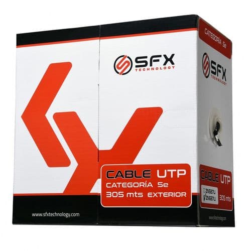 Cable Utp Sfx Cat6 305m Exterior