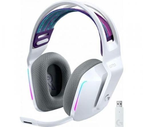 Auriculares Logitech G733 Wireless Lightspeed LightSync RGB White 29Hs