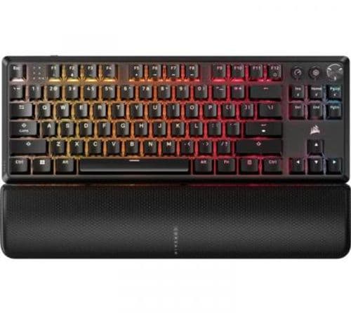 Teclado Mecanico Corsair K70 Core TKL Wireless 2.4Ghz SlipStream Bluetooth Switch MLX RED V2 RGB 890Hs