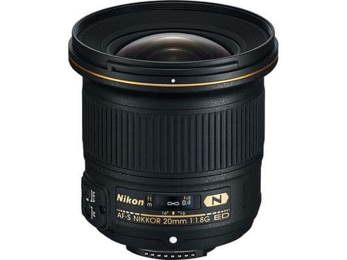 Lente Nikon AF-S 20mm f/1,8G ED