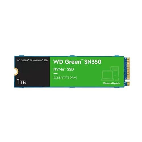 Hd Ssd 1tb Wd Green Sn350 M.2 Nvme Gen3 2400mb/s 2280