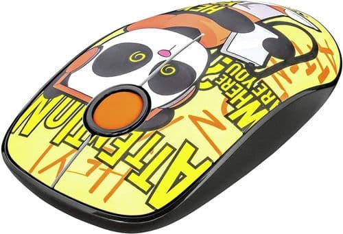 Mouse Trust Sketch Silent Wireless Yellow