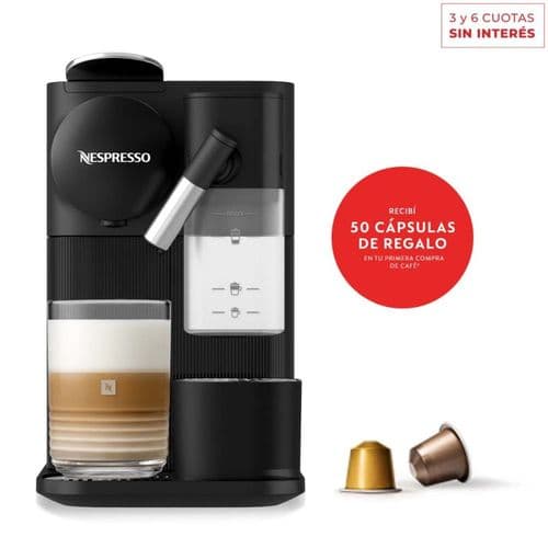 Cafetera Nespresso Lattissima One Black F121-AR-BK-NE Negro