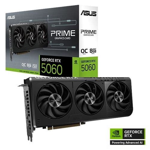 Placa De Video Geforce Rtx 5060 8gb Asus Prime Oc Edition