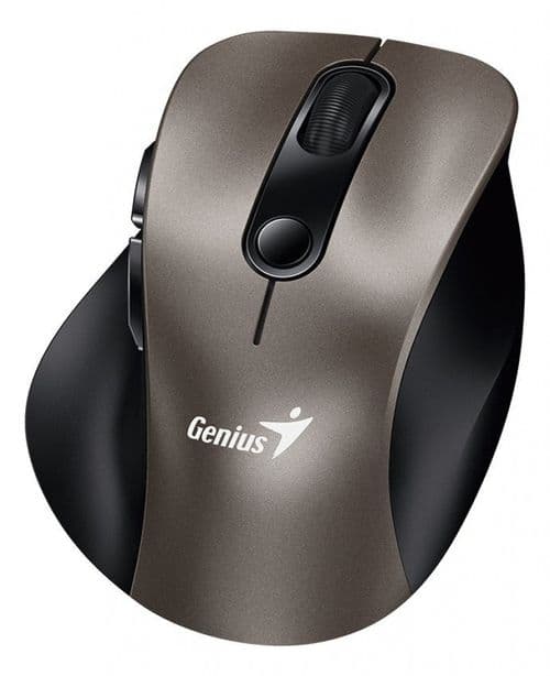 Mouse Wireless Mini Genius Ergo 9000s 2.4g/bt Champagne/titanium