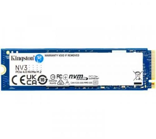 Disco Sólido SSD M.2 Kingston 1TB NV3 6000MB/s NVMe PCI-E Gen4 x4