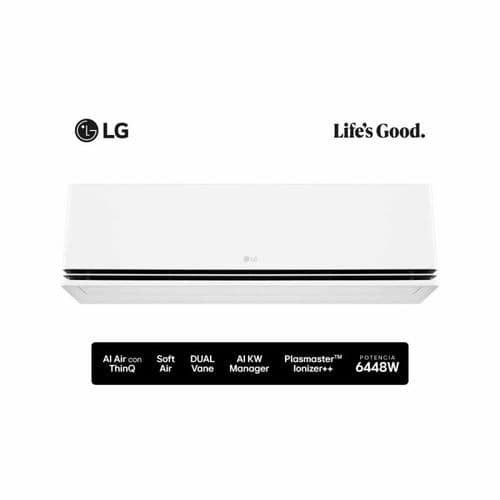 Aire Acondicionado LG 5545Frig (6448W) S3-W24121DA Frío/Calor Dualcool AI Air Inverter
