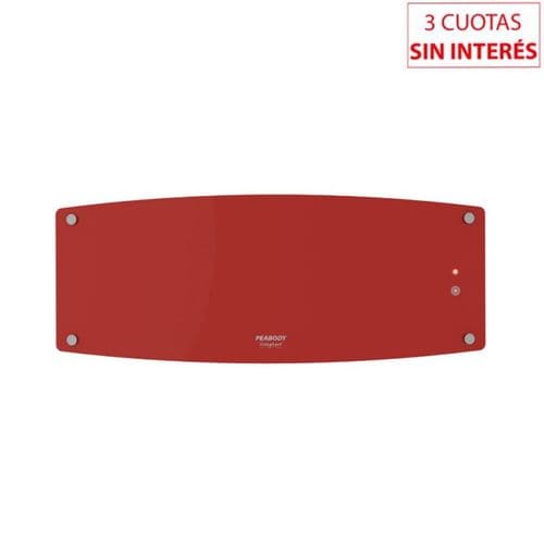 Caloventor de Pared Curvo Peabody PE-CVL20R Tipo Split 2000W Rojo