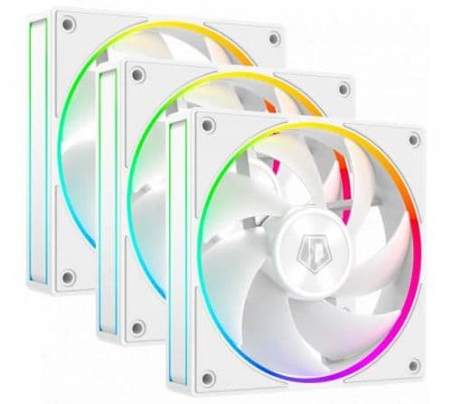 Cooler Fan ID-Cooling 120mm AF-127-ARGB-W TRIO White Pack x3