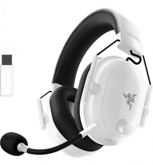 Auricular Gamer Razer Blackshark V2 Pro Wireless + Bt White
