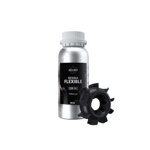 Resina Hellbot Flexible x 250gr (Negro)