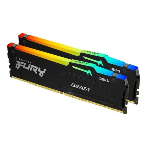 Memoria Ram 32gb 6000mts Kingston Fury Beast Rgb Ddr5 Expo