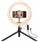 Lampara Aro De Luz Led C/ Pie Retractil 10pul Argomtech thumbnail