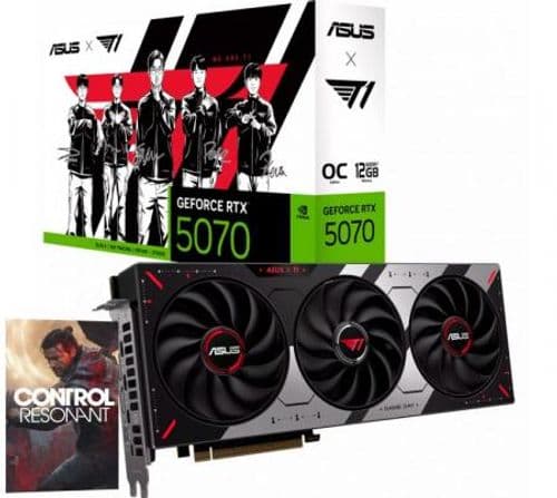 Placa de Video ASUS T1 GeForce RTX 5070 12GB GDDR7 OC