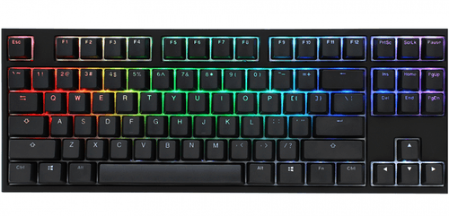 Teclado Gamer Ducky One 2 Rgb Tkl Black Kailh Jade Switch Double Shot Pbt Mecanico