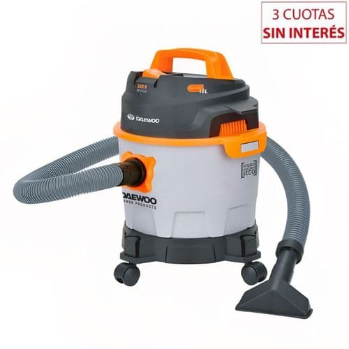 Aspiradora Húmedo y Seco Daewoo DAVC 90-10L Gris con Naranja