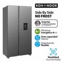 Heladera Side By Side KOH-I-NOOR KHSA47NI/9 433Lts No Frost Inverter Inox thumbnail