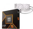 Procesador AMD Ryzen 5 9600X 5.4GHz Turbo + Corsair NAUTILUS 240 RS LCD White Water Cooler thumbnail