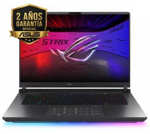 Notebook Gamer ASUS ROG Strix G16 16" Intel Core Ultra 9 275HX 16GB DDR5 SSD 1TB RTX 5060 Free DOS G615LM-RV249