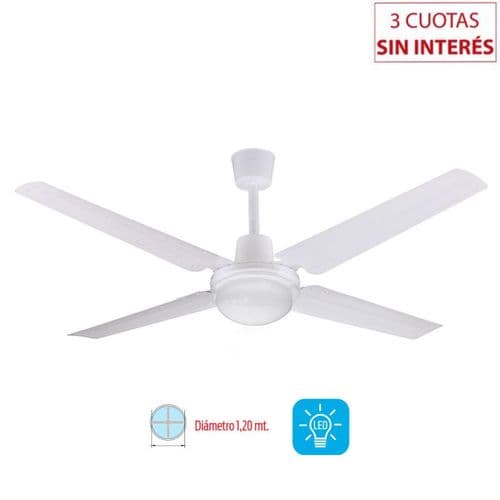 Ventilador de Techo Liliana VTHB114 Luz LED Blanco