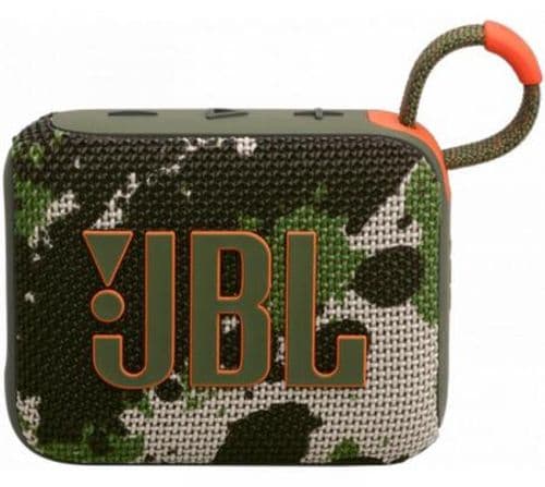 Parlante JBL GO4 Bluetooth 5.3 Resistente Polvo/Agua IP67 7Hs Camo USB-C
