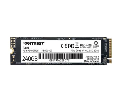 Disco SSD Interno Patriot P310 NVMe M.2