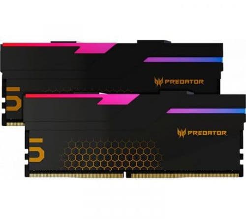Memoria Predator DDR5 32GB (2x16GB) 7200MHz Hermes RGB Black CL34 by Acer AMD EXPO / INTEL XMP 3.0