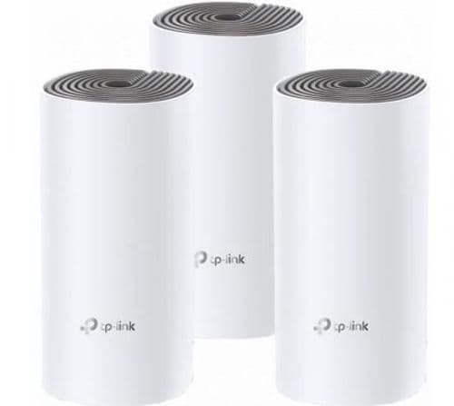 Router Mesh Tp-Link Deco E4 AC1200 WIFI 5 Dual Band Low Latency Pack 3