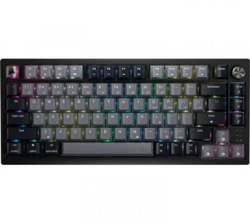 Teclado Mecanico Corsair K65 PLUS 75% Wireless 2.4Ghz Bluetooth 1ms Switch MLX Red RGB 266Hs