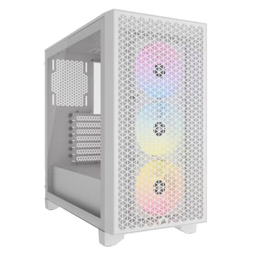 Gabinete Gamer Corsair 3000d Airflow Vidrio Fan X 3 Blanco