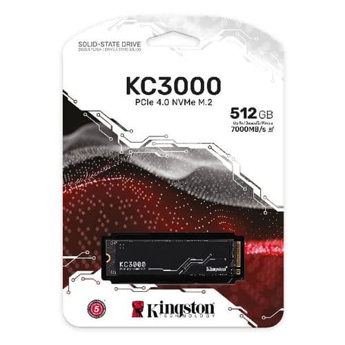 Hd Ssd 512gb Kingston Kc3000s M.2 Nvme Gen4 7000mb/s 2280