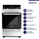 Cocina Multigas 56CM 4H Drean CD5603AB0 Blanco thumbnail