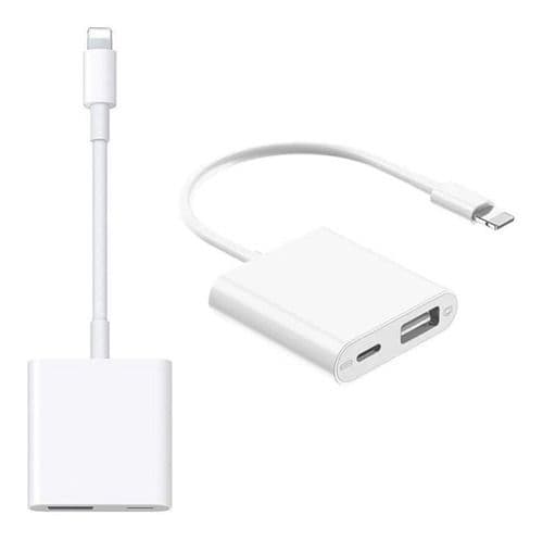 Adaptador de Lightning a lector de tarjeta SD para cámara