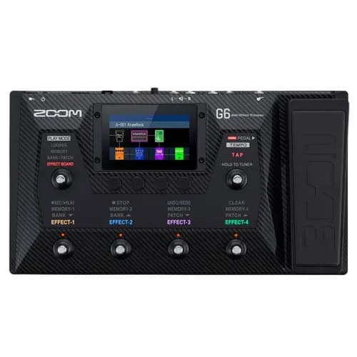 Pedalera Multiefecto Guitarra Eléctrica Zoom G6 Usb Pedal